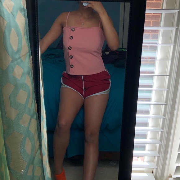 Tops - Pink spaghetti strap shirt